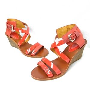 Coach /// Coral Prue Wedge Sandals